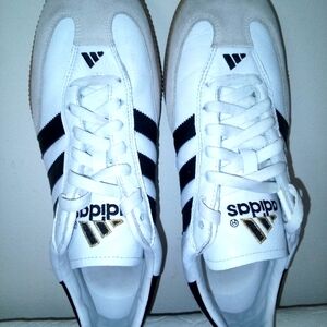 Adidas Samba Decon White and Black Shoes